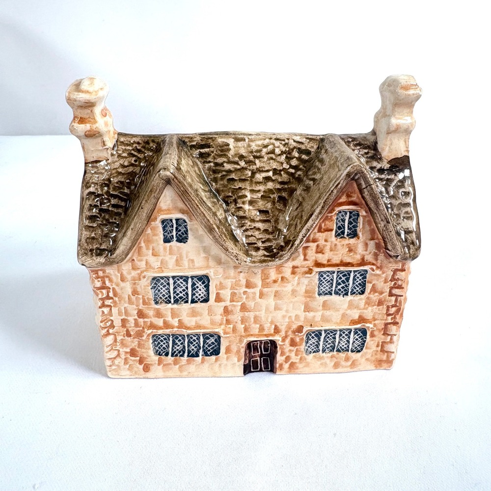 John Putnam Heritage Houses Gloucestershire Farmhouse Brown Ceramic Miniature
